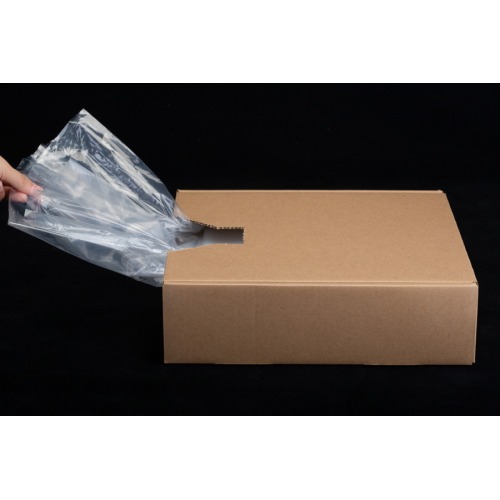 Customized Design Clear Food Grade Plastic Gusset Packing Bag