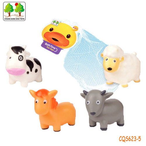 CQS623-5 CQS soft animals 4PCS with BB sound