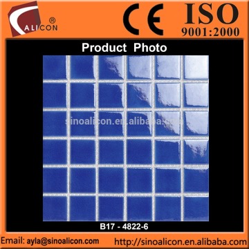 Pool ceramic mosaic tiles