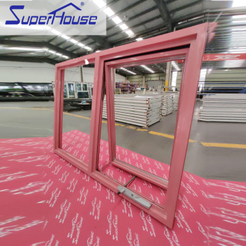 Hurricane-Proof Commercial Double Glazed Windows with NOA, FPA, NFRC, and AS2047 Approvals in Bright Colors