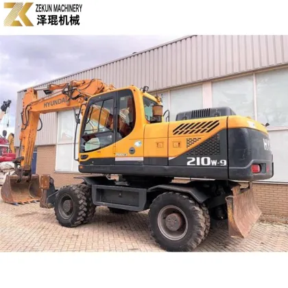 Korea Imported Used Hyundai R210 Excavator Wheels R210W/R210W-9