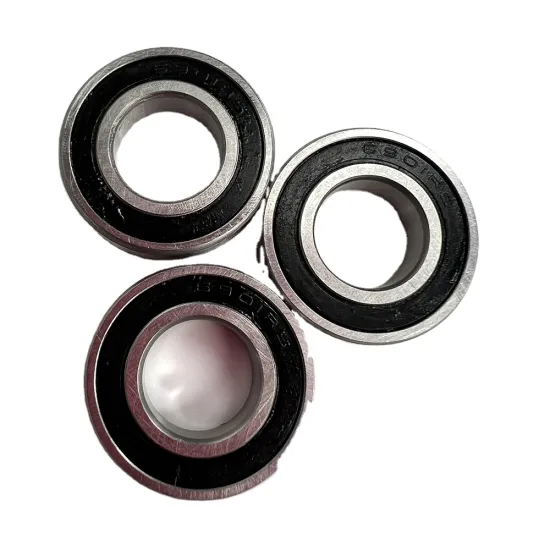6301 2RS Chrome Steel Deep Groove Ball Bearing