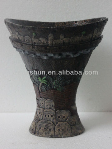 Hand painting oil burners craft