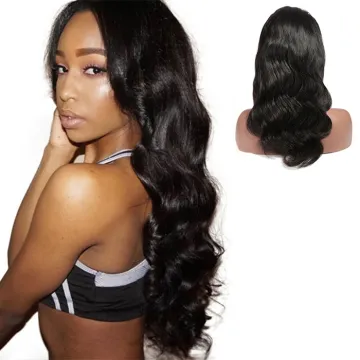Wholesale natural transparent hd lace human hair glueless full lace wigs for black women