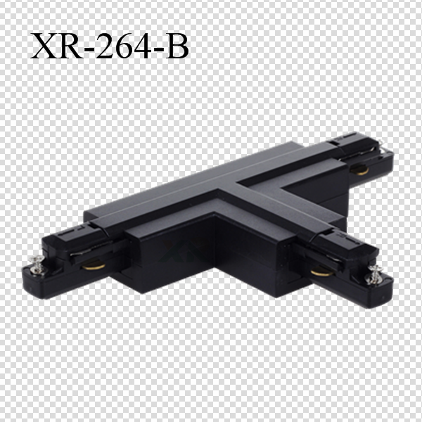 2 Wires T Connector in black