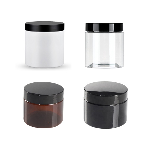 Beste prijs Goede kwaliteit Frosted Amber Transparante kleur Cosmetisch huisdier Honing Jars 100 ml 200 ml 250 ml 300 ml