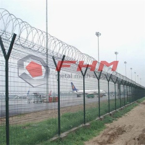 Svetsad Wire Mesh Airport Fence