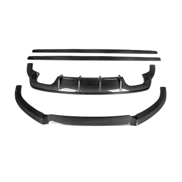 Carbon Fiber Car Body Kit - Front Lip, Rear Diffuser, Side Skirts for Audi A3 2013-2016