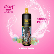 R &amp; M Legend Vape 10000 Puff có thể sạc lại