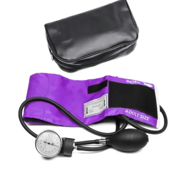 Medical Adult Manual Blood Pressure Monitor BP Cuff Upper Arm Aneroid Sphygmomanometer Tonometer with Pressure Dial Gauge