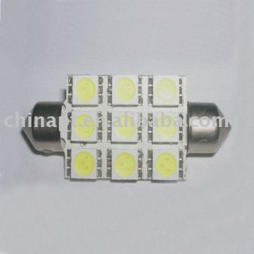 sharp double car LED festoon light