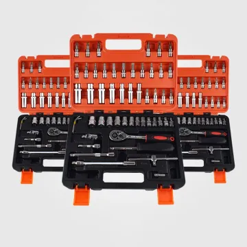 53 Piece Chromium Vanadium Steel Ratchet Wrench Socket Set
