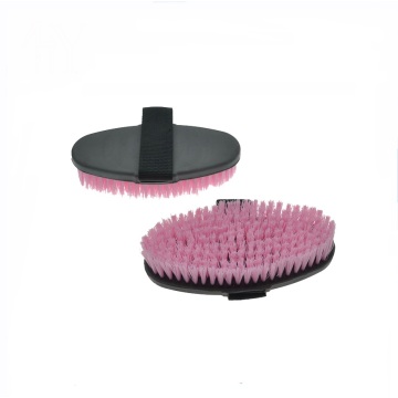 Equine Grooming Brush With Black Strap