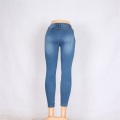 Dames jeans déchirés mode personnalisé en gros