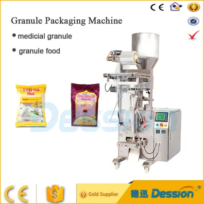 Packaging machine for rice and grains