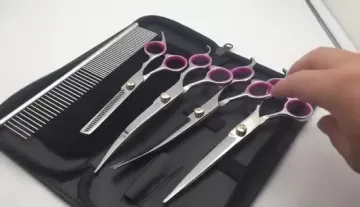 Professional Hair Cutting Tools Set with Black Case