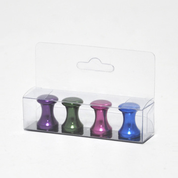 4 pcs Colorful aluminum small round permanent magnet