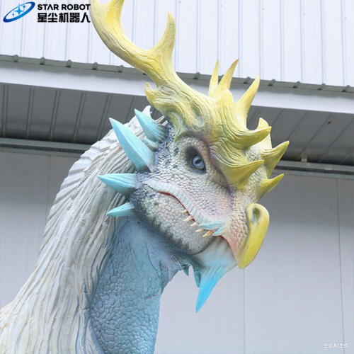 Animatronik Naga Ice Realistis untuk Taman Dinosaurus