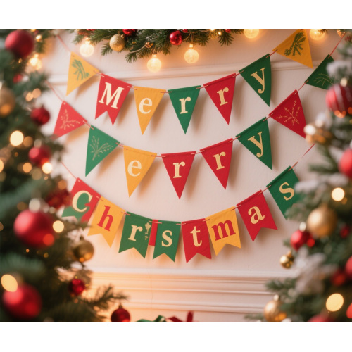 Christmas flag for garden