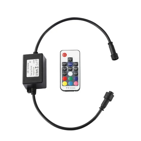RF RGB Controller PC Material IP67 DC12V" could be shortened and refined for a search engine title like:

"IP67 RF RGB Controller DC12V