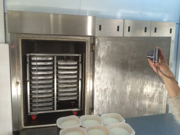 Beef jeerky cooling machine/meat snack cooler unit/seafood snack cooling system