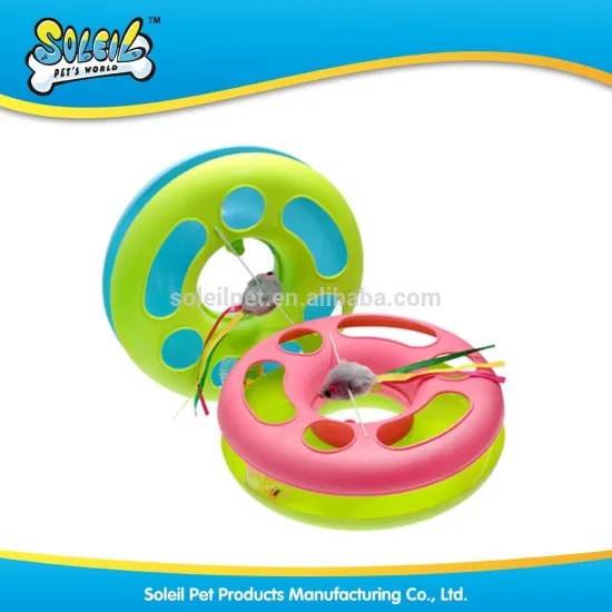 New Pet Toy Cat Toys Interactive Playing Circle With Mouse And Ball Toy