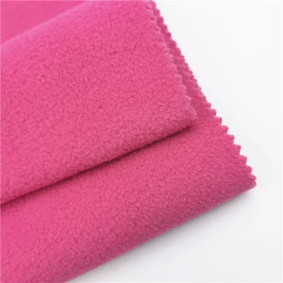 Monochromatic Waterproof Terylene Polar Fleece Fabric