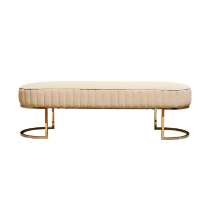 luxury design bed stool bedding set