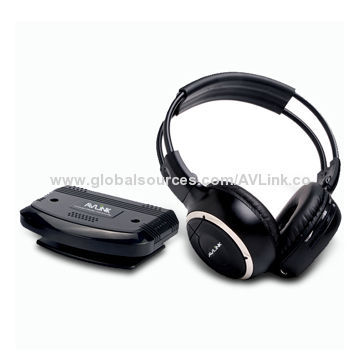 Wireless RF Headphones with 30 to 20,000Hz Frequency Response Range