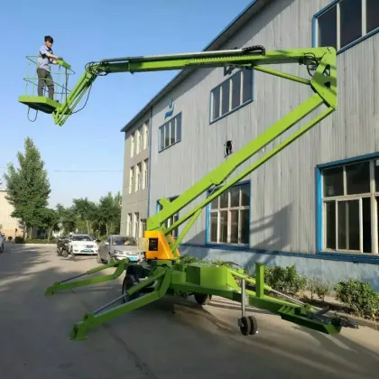 Shandong 4-20M Lifting Height Simon Topper Cherry Picker Hydraulic Boom Lift