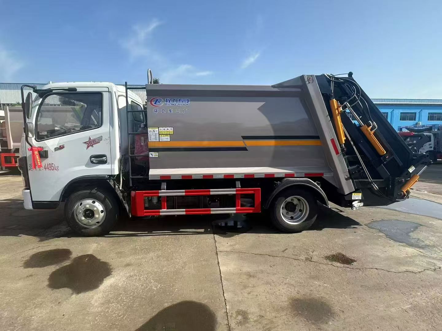 High Capacity Rear Load Garbage Compactor System