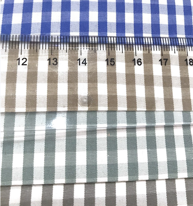 Polyester Cotton Plaid Fabric