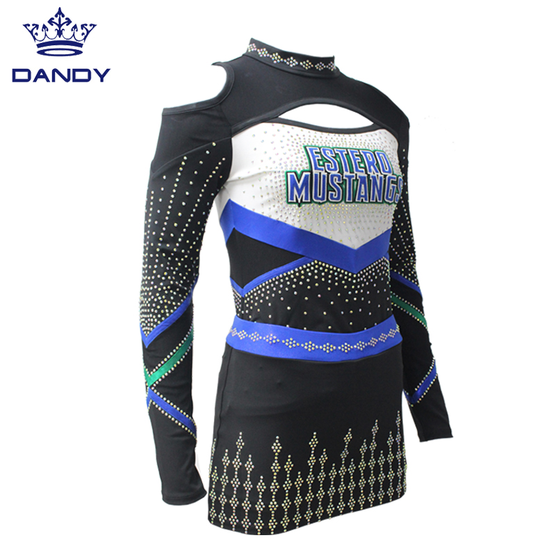 Long-sleeve All Star Cheerleading Shirt Glitter All-star 