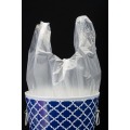 PE Vest Handle Plastic Bags Shopping Bags on Roll or in Block