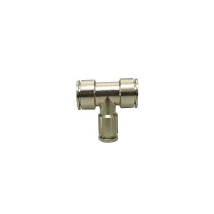 One Touch Air Fittings - Customizable Pneumatic Tee Fittings MPE Size