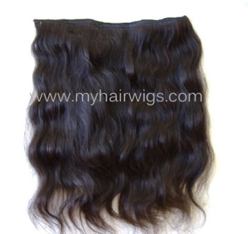 indian human hair weft,curly,off black color