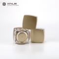 50g gold acrylic skincare bottle in plastic packaging