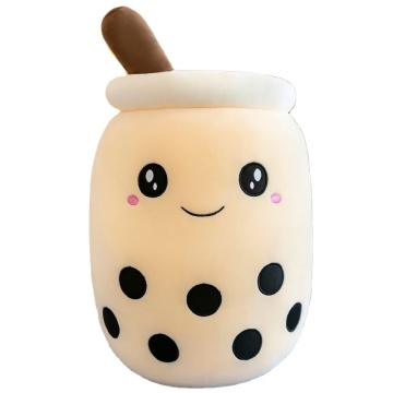 Neueste Ankunft Boba Series Plüsch Schweinspielzeug mit Bubble Tea Pyjamas