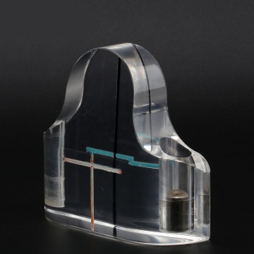 Customized Clear Transparent Acrylic PMMA 5-Axis CNC Machining for Medical Plunger Pumps