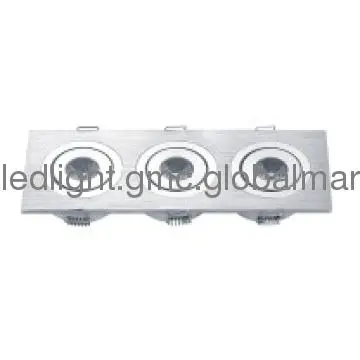 High Power 3 *1W Square LED Ceiling Light.