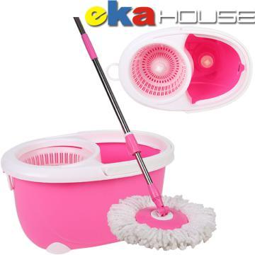 Pink Lovely Hand Pressure 360 Degree Spin Mop