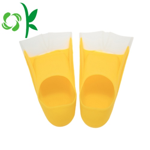 Silicone Swim Fins Silicone Children's Swimming Training Fin Filipper Colors Manufactory