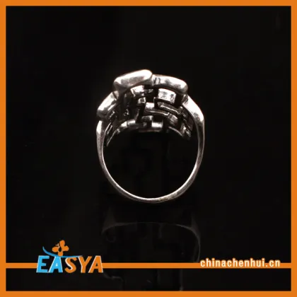 New Silver Puzzle Ring Jewelry Wholesale