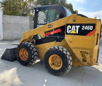 Used CAT 246D 1 Ton Mini Skid Steer Loader for Sale in Japan