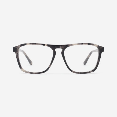 Square Key-hole Acetate Men's Optical Frames