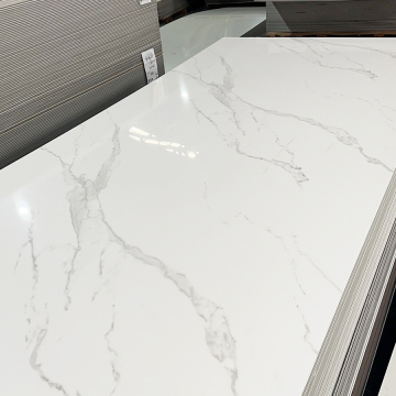 แผ่นผนัง PVC พร้อมแผงออกแบบพื้นผิวหินอ่อนพีวีซี