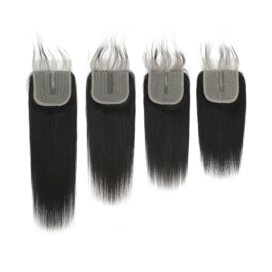 2021 New Arrival 4x1 Cheap Lace Closure 100% Human Hair T-part Medium Brown Lace Closure