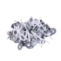 100pcs waxed candle wicks cotton core with substainer