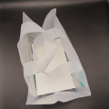 HDPE die cut handle bag with paper sheet