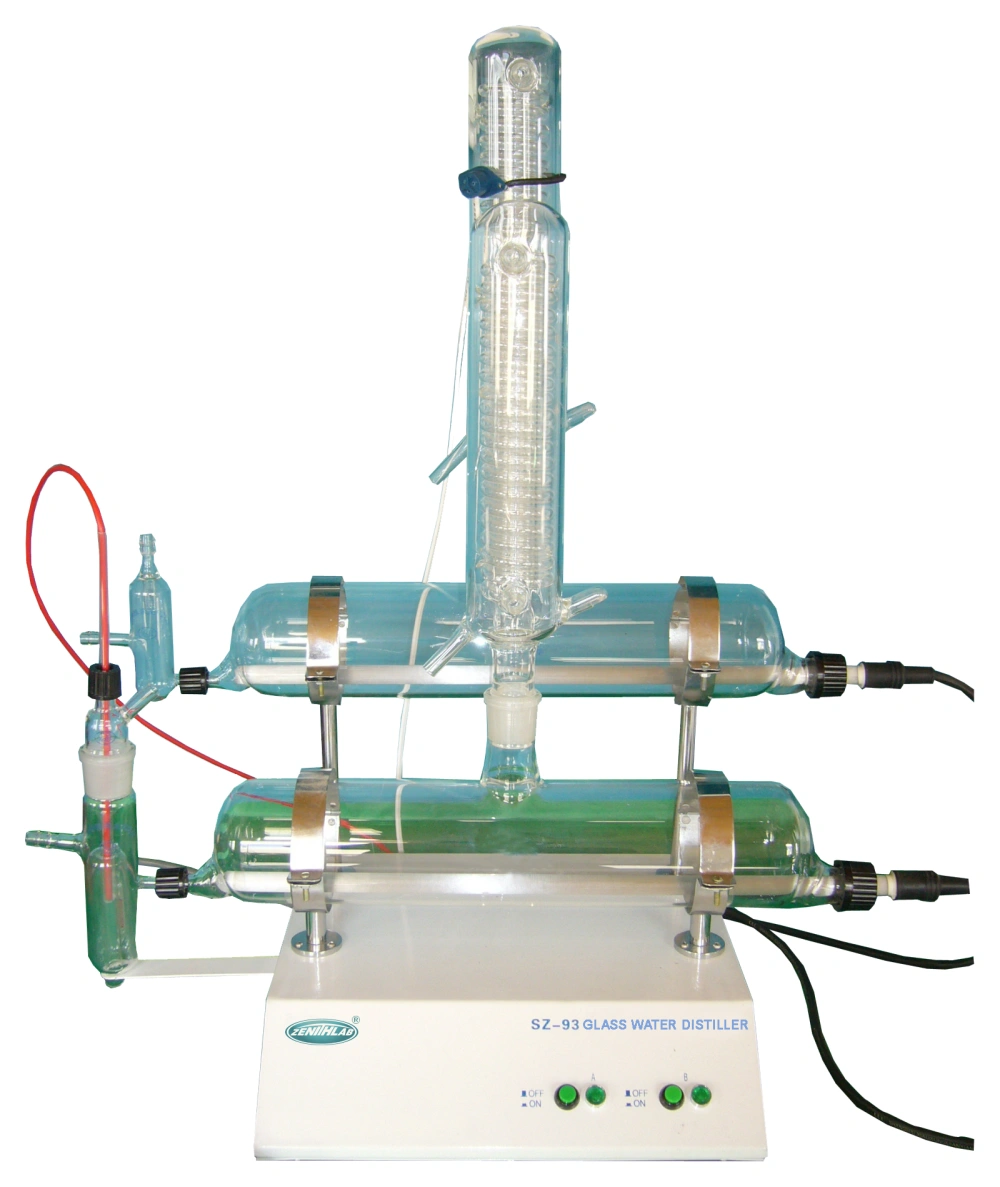 Glass water distiller SZ - 93 distillation equipment China